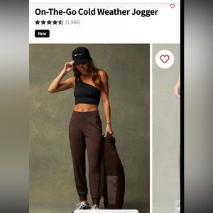 Fabletics On the Go Joggers Brown Size Large